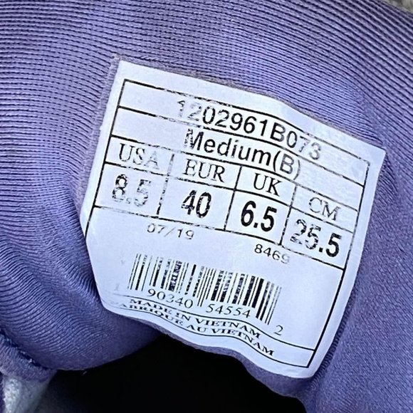 Brooks Womens Adrenaline 20 Lavender Running Shoes Size 8.5 - Picture 9 of 9